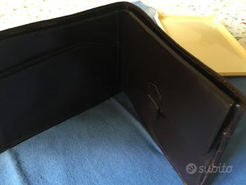 Portafoglio uomo vintage in coccodrillo