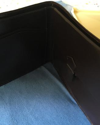 Portafoglio uomo vintage in coccodrillo