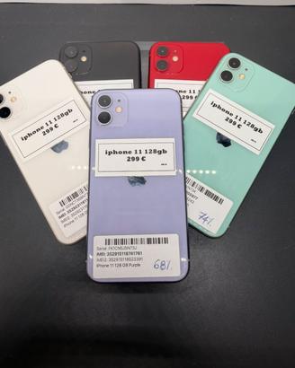 IPHONE 11 128GB TUTTE LE COLORAZIONI PROMO