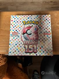 Box Pokemon 151 Jap sigilato