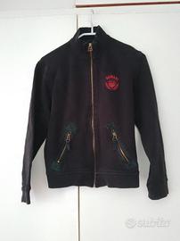 Felpa con zip, in cotone. Unisex. Armani Junior.