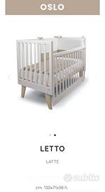 culla e fasciatoio cuoricini oslo 