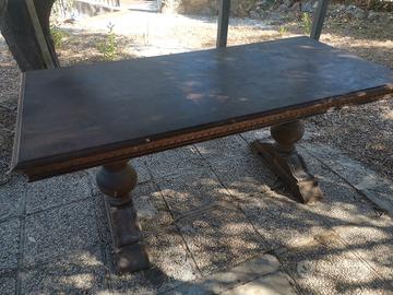 TAVOLO IN LEGNO STILE ANTICO