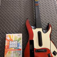 Chitarra Guitar Hero + Band Hero per Wii