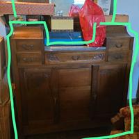 Comò vintage stile liberty