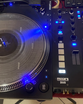 mixer Mixars Duo mk2 SERATO+giradischi Mixars LTA