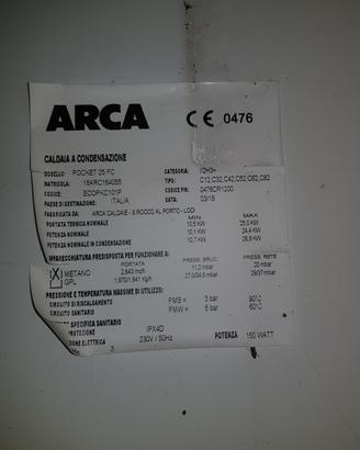 caldaia a compensazione Arca Pocket