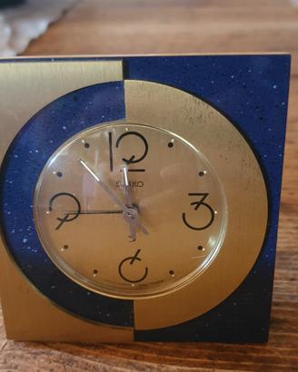 Sveglia Seiko vitage francese art decò ottone 