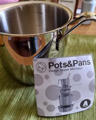 bollilatte ALESSI serie Pots&Pans NUOVO