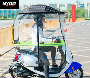 Parabrezza con cappotta bici o scooter universale