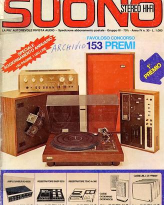 rivista SUONO n° 30 del marzo 1974