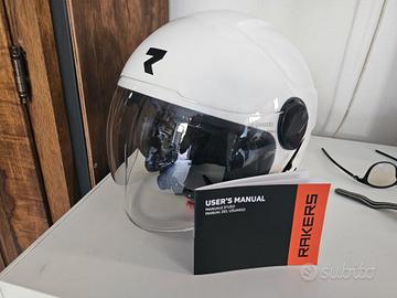 Casco moto jet Rakers 