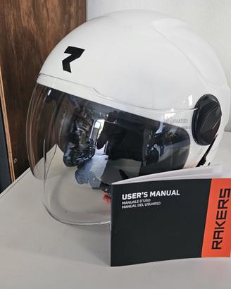 Casco moto jet Rakers 