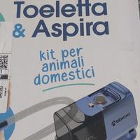 Toeletta e aspira per animali 