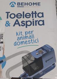 Toeletta e aspira per animali 
