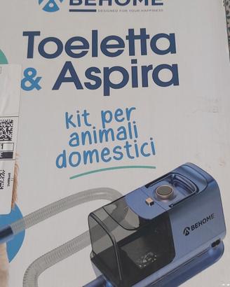 Toeletta e aspira per animali 