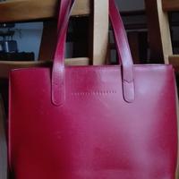 Borsa pelle rossa Fratelli Rossetti originale