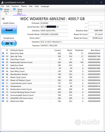 2 x Hard Disk 4 TB (WD40EFRX)