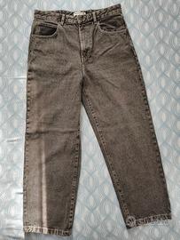 Jeans uomo baggy wide leg grigio Pull&Bear Tg.40