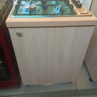 Mobiletto con piano cottura 4 fuochi MINI CUCINA