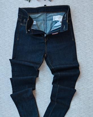 Dsquared2+Jeans Uomo-100% Originale -TG 28-Blue!