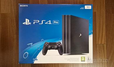 Play Station 4 Pro 1 Terabyte con scatola+giochi