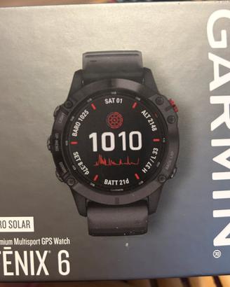 Garmin fēnix 6 Pro Solar – completo di accessori