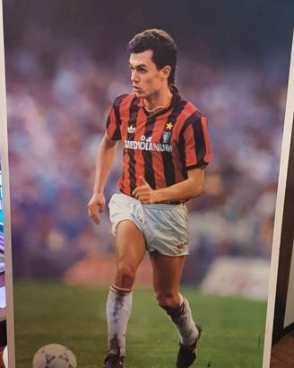 poster marco van basten Milan anni 80 come foto