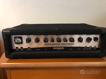 Testata e cassa per Basso Behringer