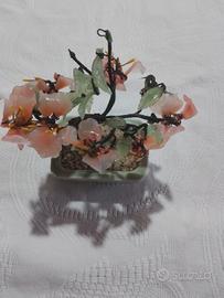 riproduzione bonsai in pietra di Giada 