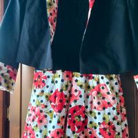 Tailleur con Abito motivi Floreali