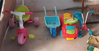 Triciclo, cariola, macchinina, polipo