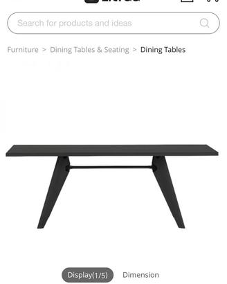 Tavolo replica Lean Prouve‘