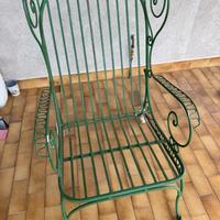 Sedia da giardino in ferro