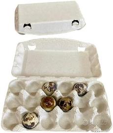 50 contenitori in cartone da 18 uova di Quaglia