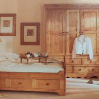 Letti singoli in pino massiccio stile nord europeo