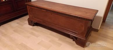 Cassapanca in legno 120 x 55 x 66 h cm