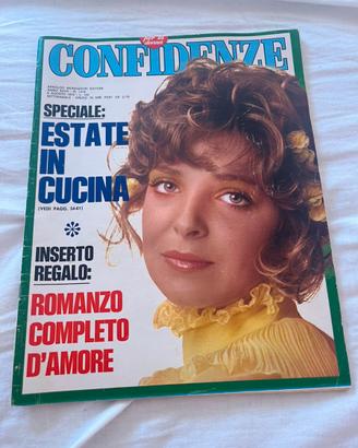 Rivista Confidenze Agosto 1972 Vintage Mondadori