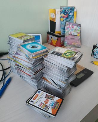 lotto 500 carte Pokemon Italiane originali nuove 