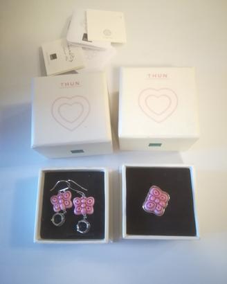 Anello e orecchini farfalla Thun