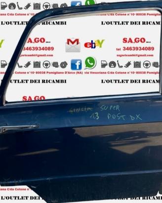PORTIERA POSTERIORE DESTRA DX ALFA ROMEO GIULIA SU