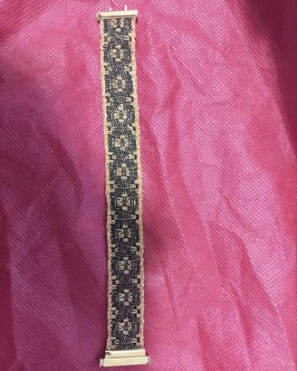 Bracciale in oro a maglia antico