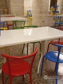 tavoli e sedie per locali commerciali