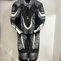 Tuta moto vera pelle originale Yamaha
