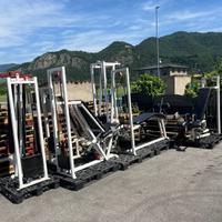 attrezzi palestra technogym e panatta