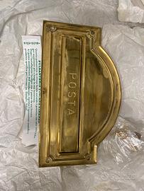 Sportello incasso posta ottone