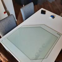 coppia di mensole in vetro per mobile metod ikea