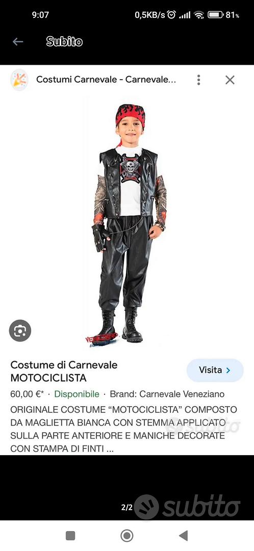 Vestito Carnevale motociclista Tutto per i bambini In vendita a