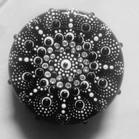 Disco rotondo con strass fermacarte fermafogli 