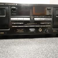 Piastra doppia cassetta Pioneer CTW606DR